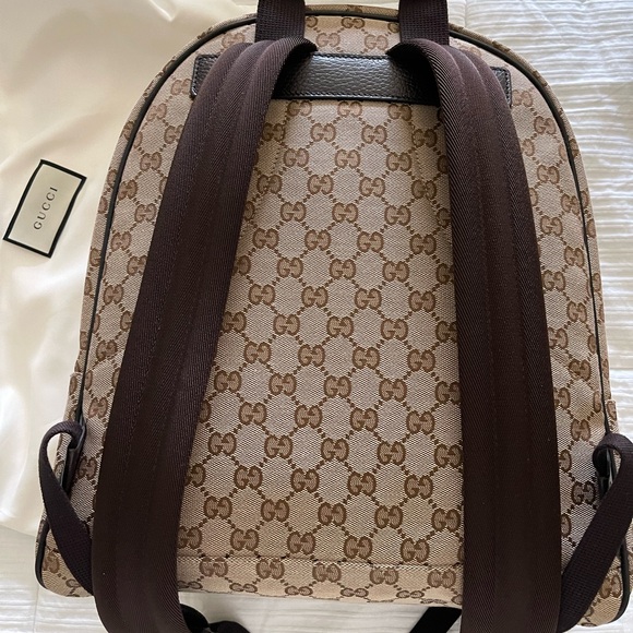 Gucci NWT backpack canvas brown authentic - Picture 4 of 4